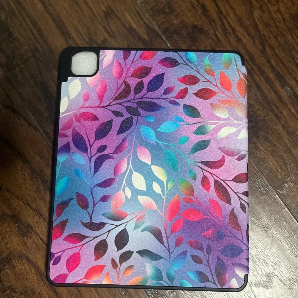 Vibrant Multicolor Leaf Tablet Cover